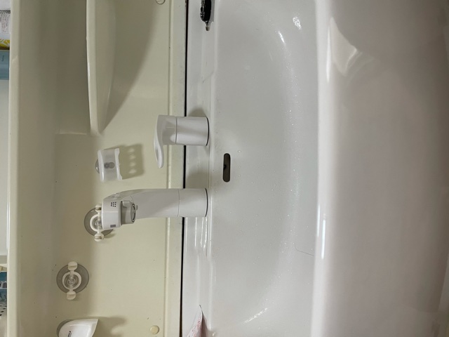 洗面シャワー水栓交換後の写真